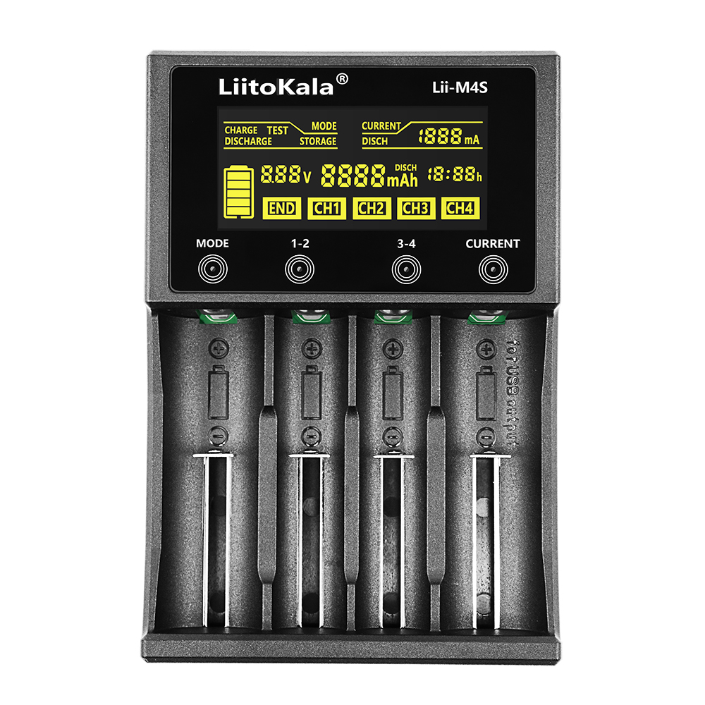 LiitoKala Lii-M4S Charger-LiitoKala Charger-LiitoKala Power CO.,LTD